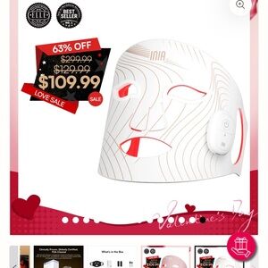 MIA White LED Facial Mask